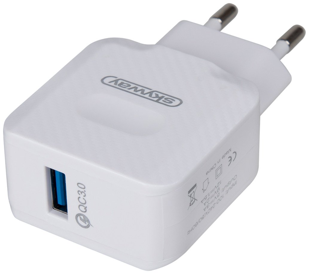 Зарядное устройство Skyway S04602002 USB белый