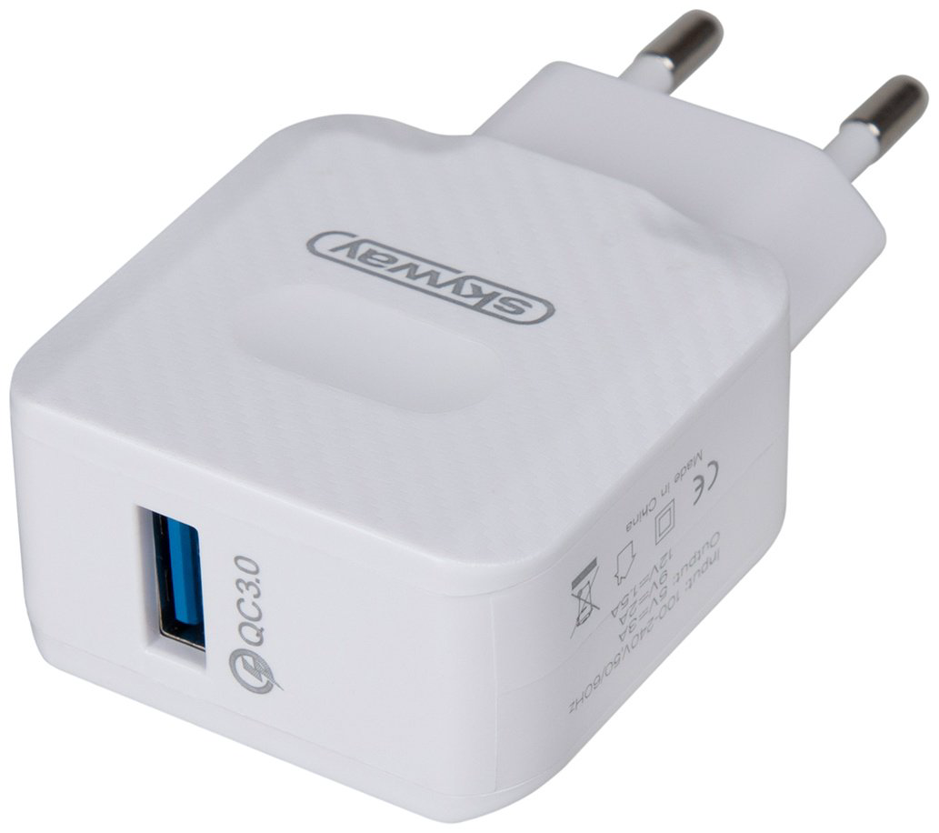 Зарядное устройство Skyway S04602002 USB белый