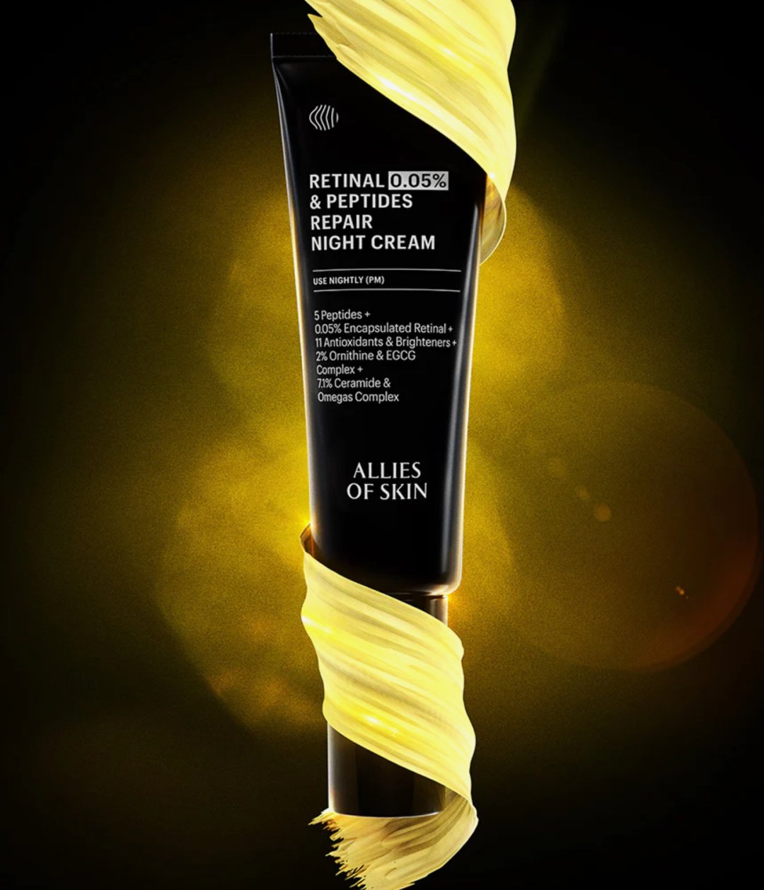 Allies of skin крем Retinal 0.05% &amp; Peptides Repair Night Cream для лица 48 мл купить,NaN