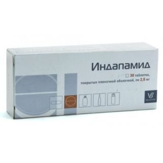 Валента Фарм АО Индапамид 2.5мг 30шт таблетки