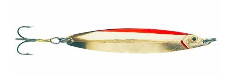 Блесна Hansen Pilgrim 93мм 42гр Gold/Red купить,NaN