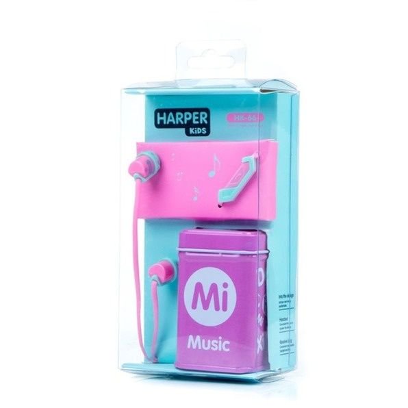 Наушники Harper Kids HK-66 розовые купить,NaN