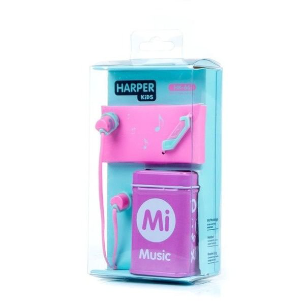 Наушники Harper Kids HK-66 розовые купить,NaN