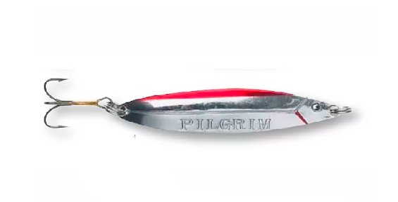 Блесна Hansen Pilgrim 93мм 42гр Silver/Red купить,NaN