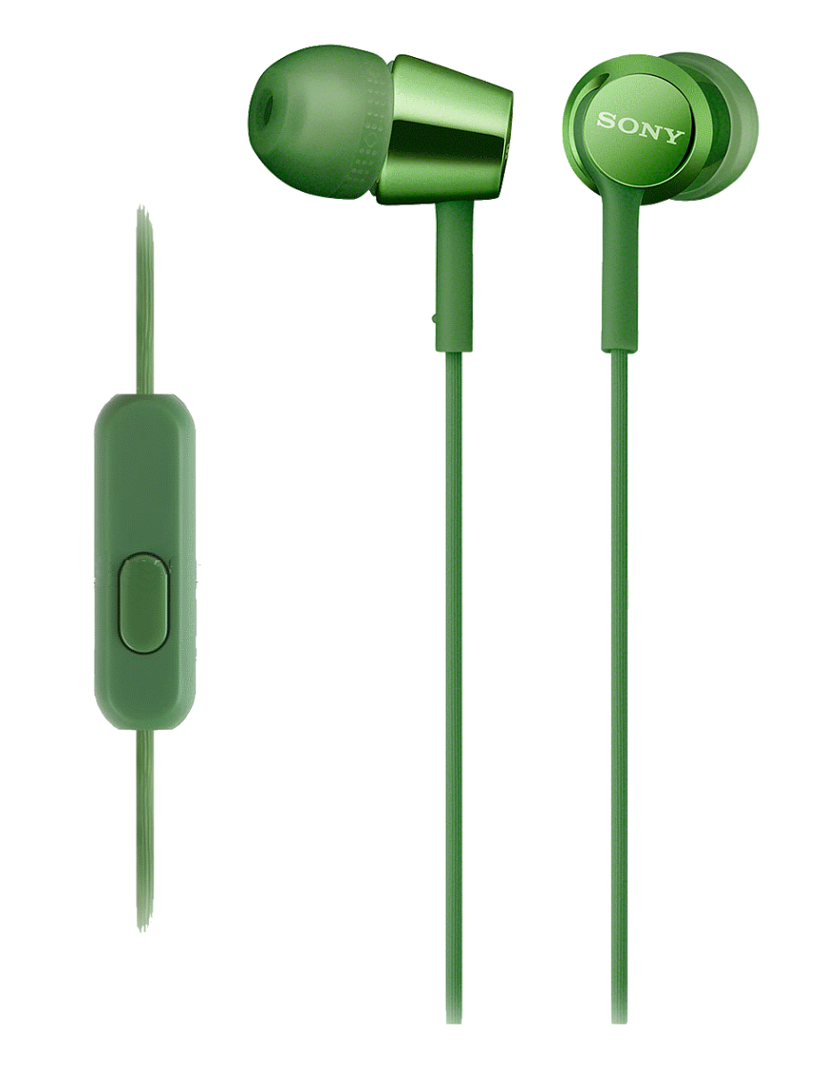 Наушники Sony MDR-EX155AP зеленые купить,NaN