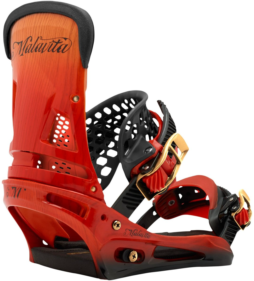 Крепление BURTON Malavita Sunburst 2014 красный M купить,NaN