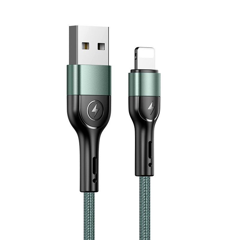 USB Кабель Usams SJ449USB02 USB A - Type-C 1м зеленый