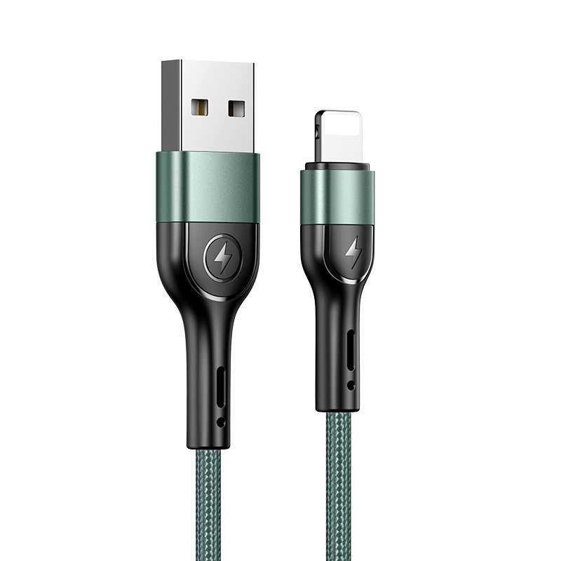 USB Кабель Usams SJ449USB02 USB A - Type-C 1м зеленый