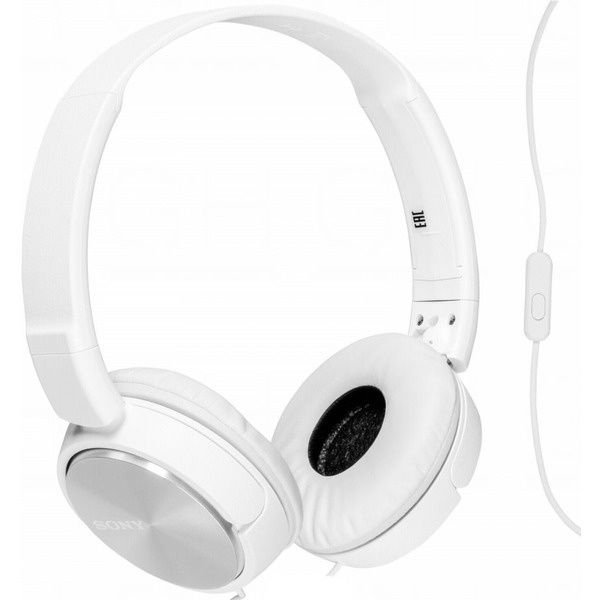 Наушники Sony MDR-ZX310 AP белые купить,NaN