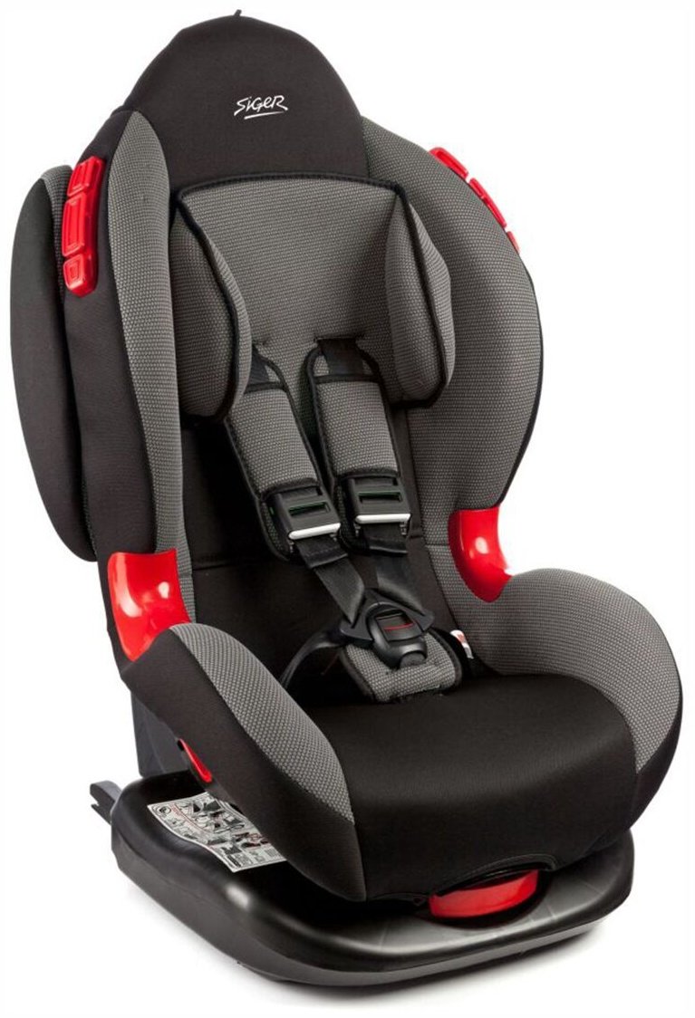 Siger Кокон Isofix 1/2 (9-25 кг) серый купить,NaN
