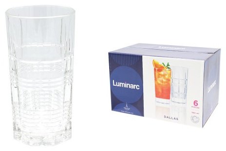 Набор стаканов Luminarc 380 мл, стекло, 6 шт