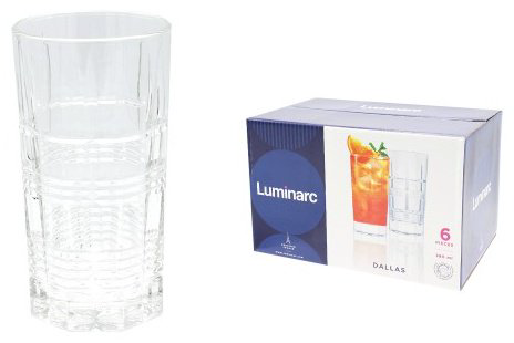Набор стаканов Luminarc 380 мл, стекло, 6 шт