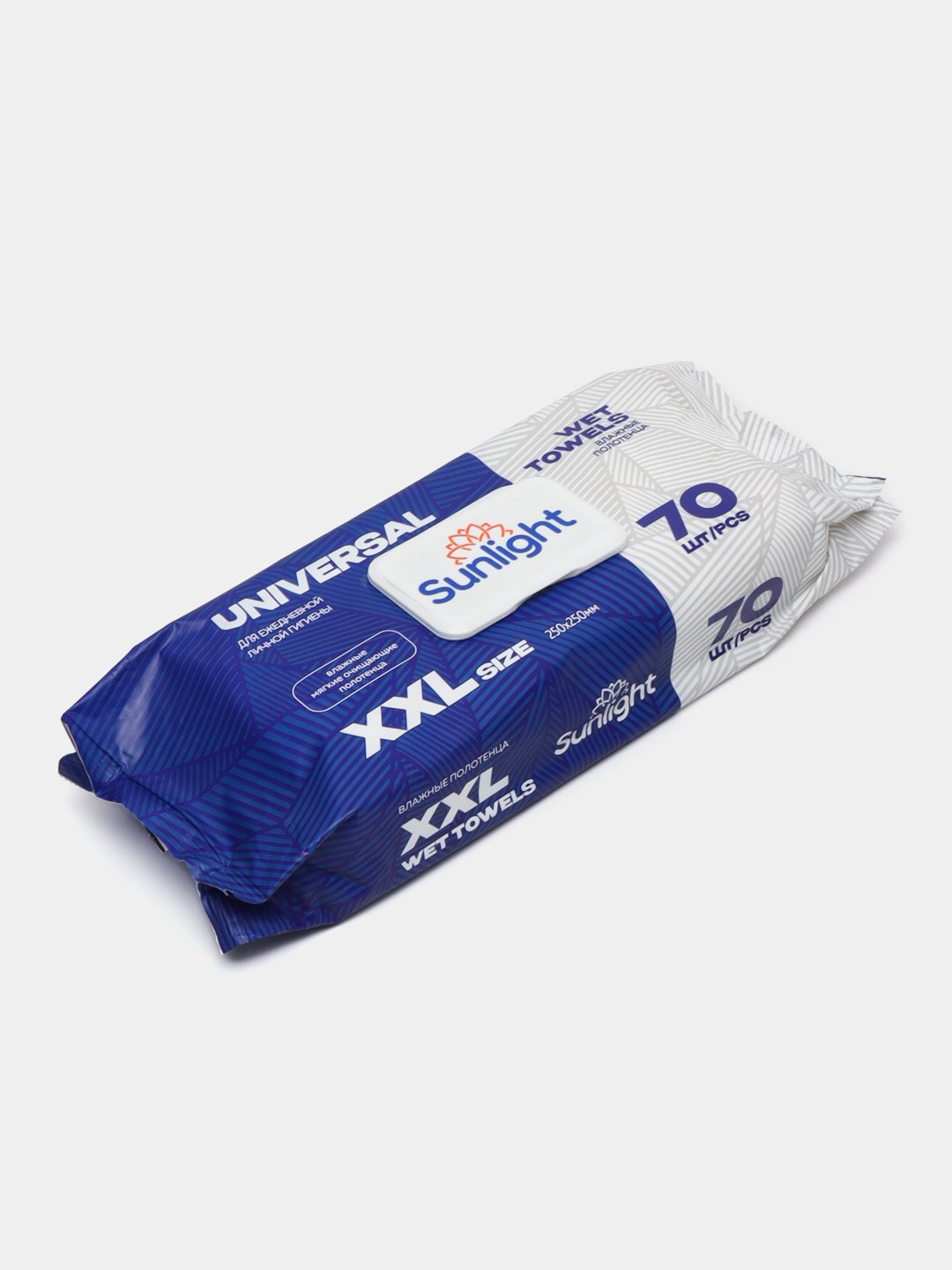Влажные полотенца Sunlight 70шт XXL Universal 70 шт