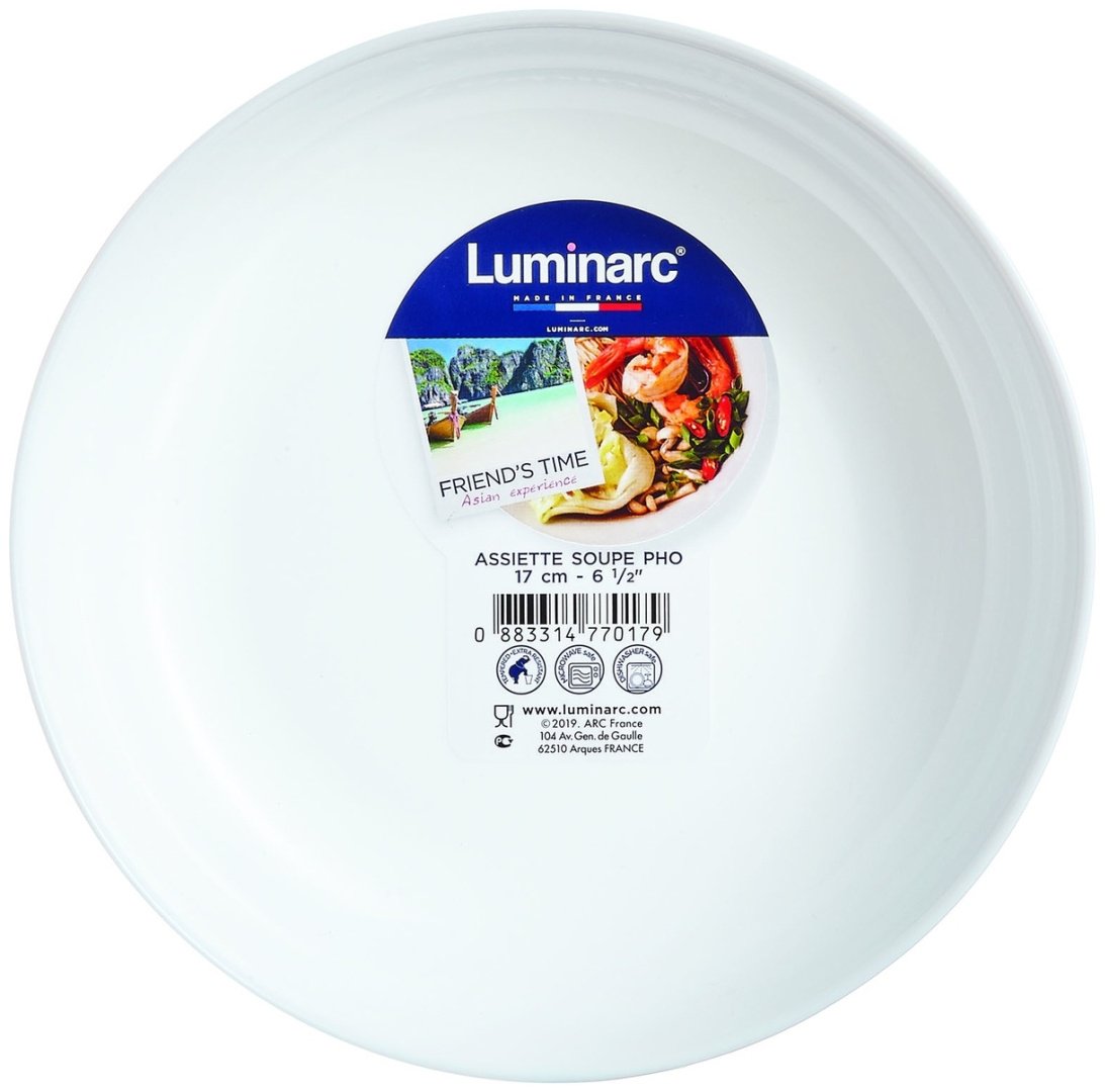 Тарелка Luminarc 17 см, 1 шт, стекло