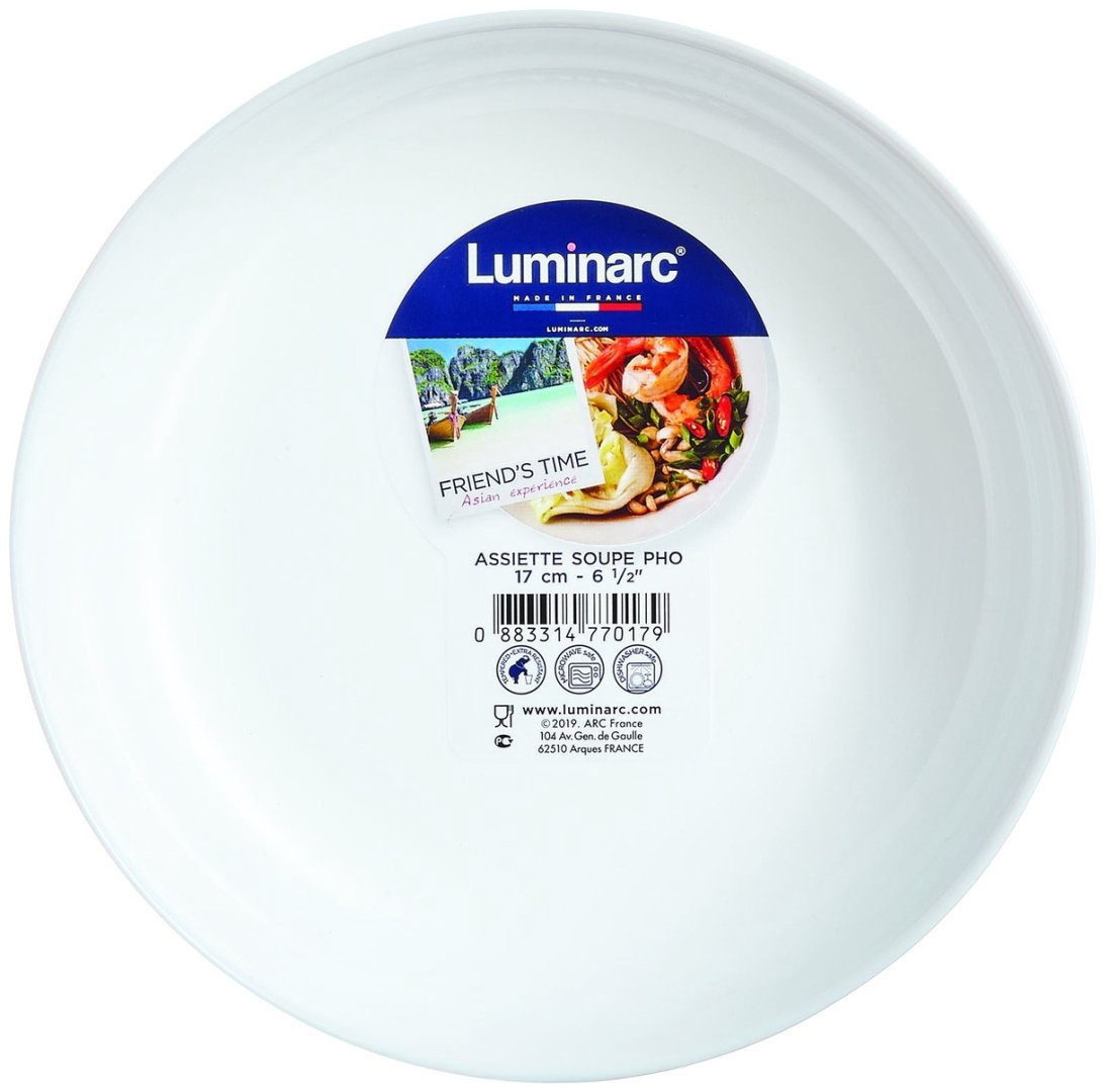 Тарелка Luminarc 17 см, 1 шт, стекло купить,NaN
