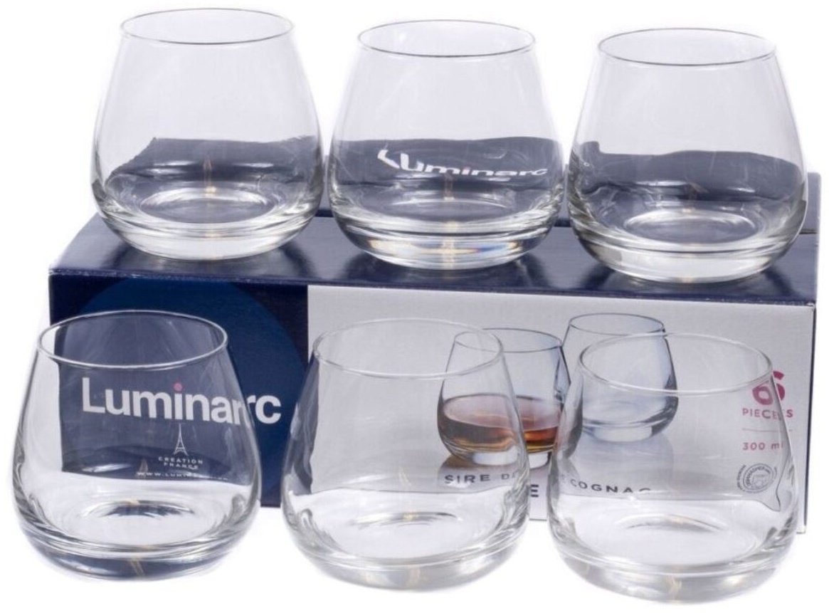 Набор стаканов Luminarc 300 мл, стекло, 6 шт купить,NaN