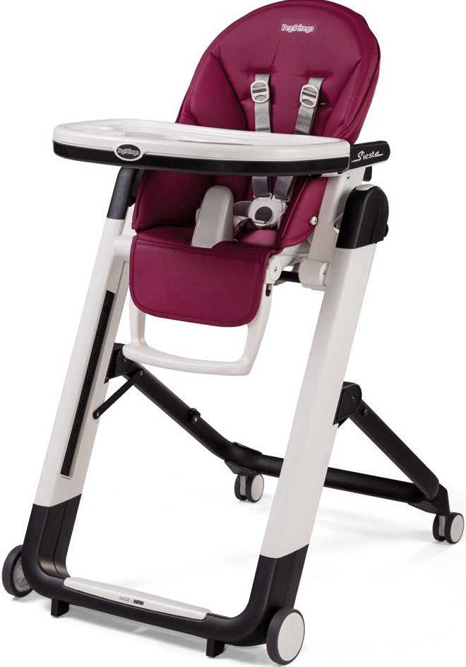 Стульчик для кормления Peg Perego Siesta Berry purple бордовый купить,NaN
