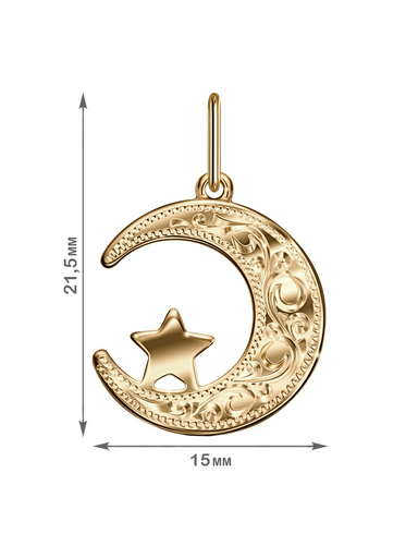 Подвеска Veronika Jewelry П100-2683 золото 0.69гр