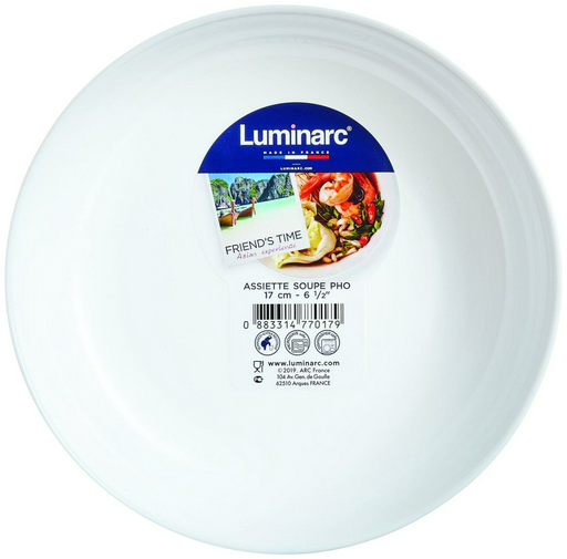 Тарелка Luminarc 17 см, 1 шт, стекло