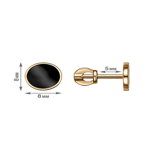 Пуссеты Veronika Jewelry С301-3035М10 золото 1.52гр