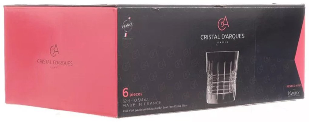 Набор стаканов Cristal d'Arques 320 мл, стекло, хрусталь, 6 шт купить,NaN