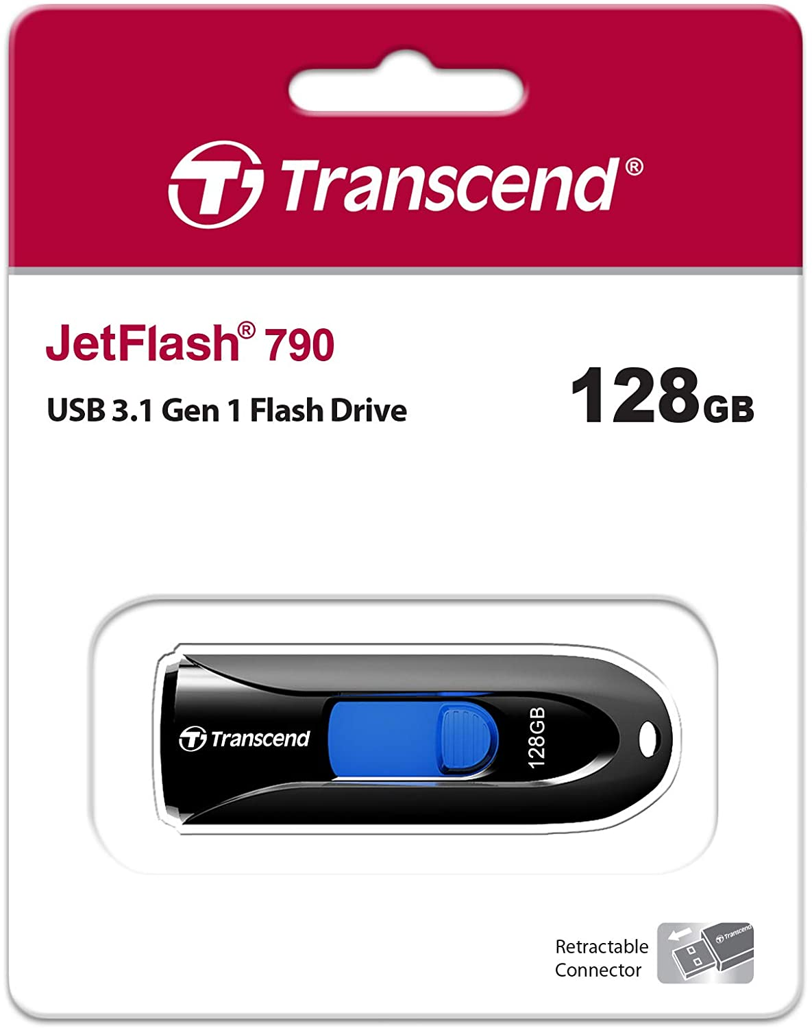 USB Флешка Transcend JetFlash 790 128Gb TS128GJF790K черная - ForteMarket USB Флешка Transcend JetFlash 790 128Gb TS128GJF790K черная купить,0