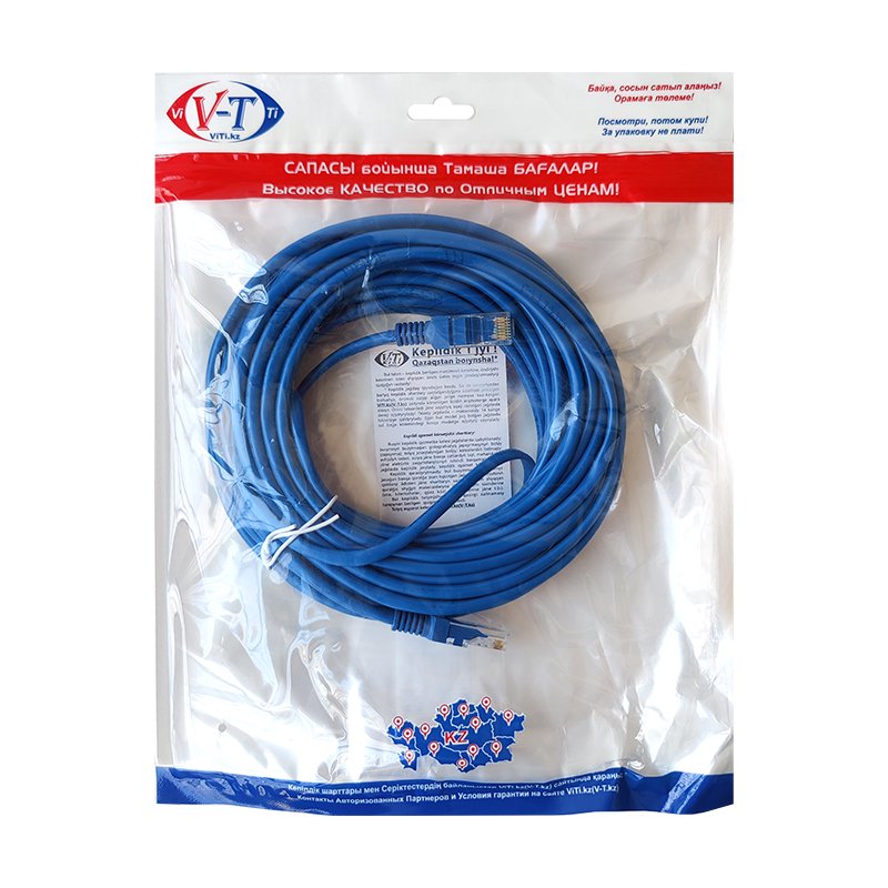 Patch-Cord ViTi UTP6 ViTi 6-15m синий купить,0