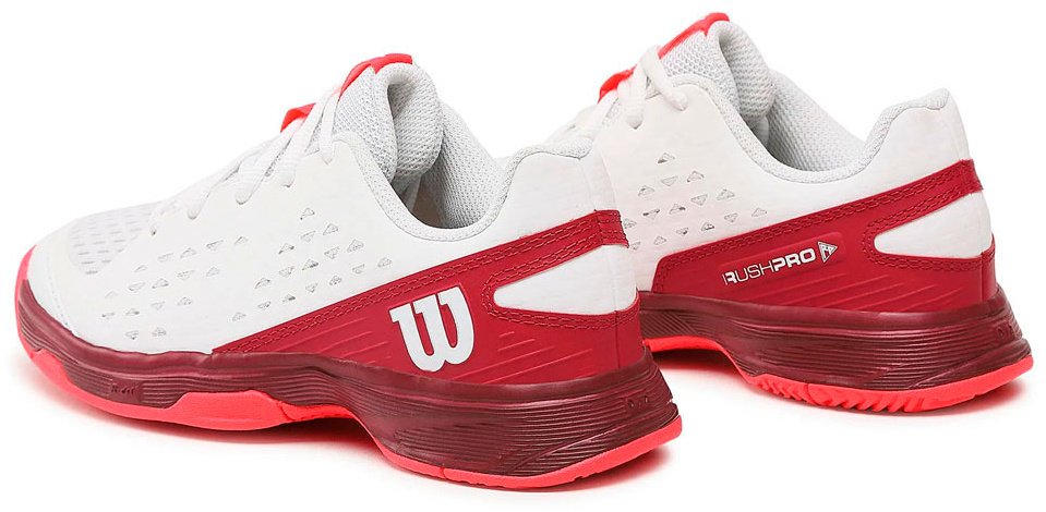 Кроссовки Wilson Rush Pro WRS330410 white/red 29.5 купить,NaN