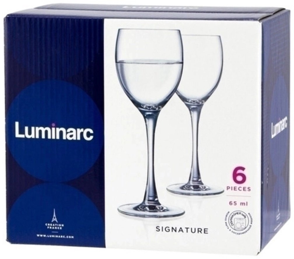 Набор рюмок для водки Luminarc 65 мл, 6 шт купить,NaN