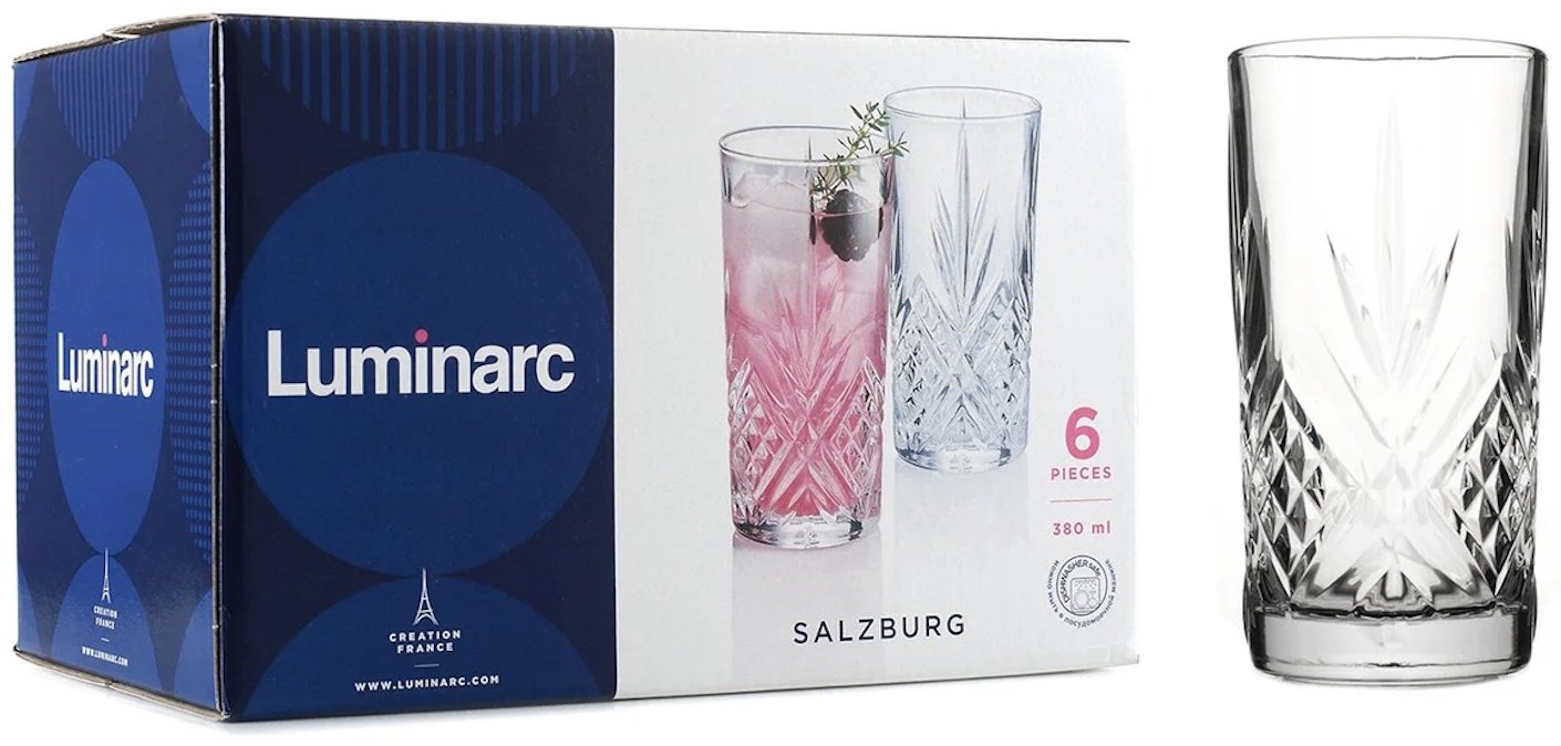 Набор стаканов Luminarc 380 мл, стекло, 6 шт купить,NaN