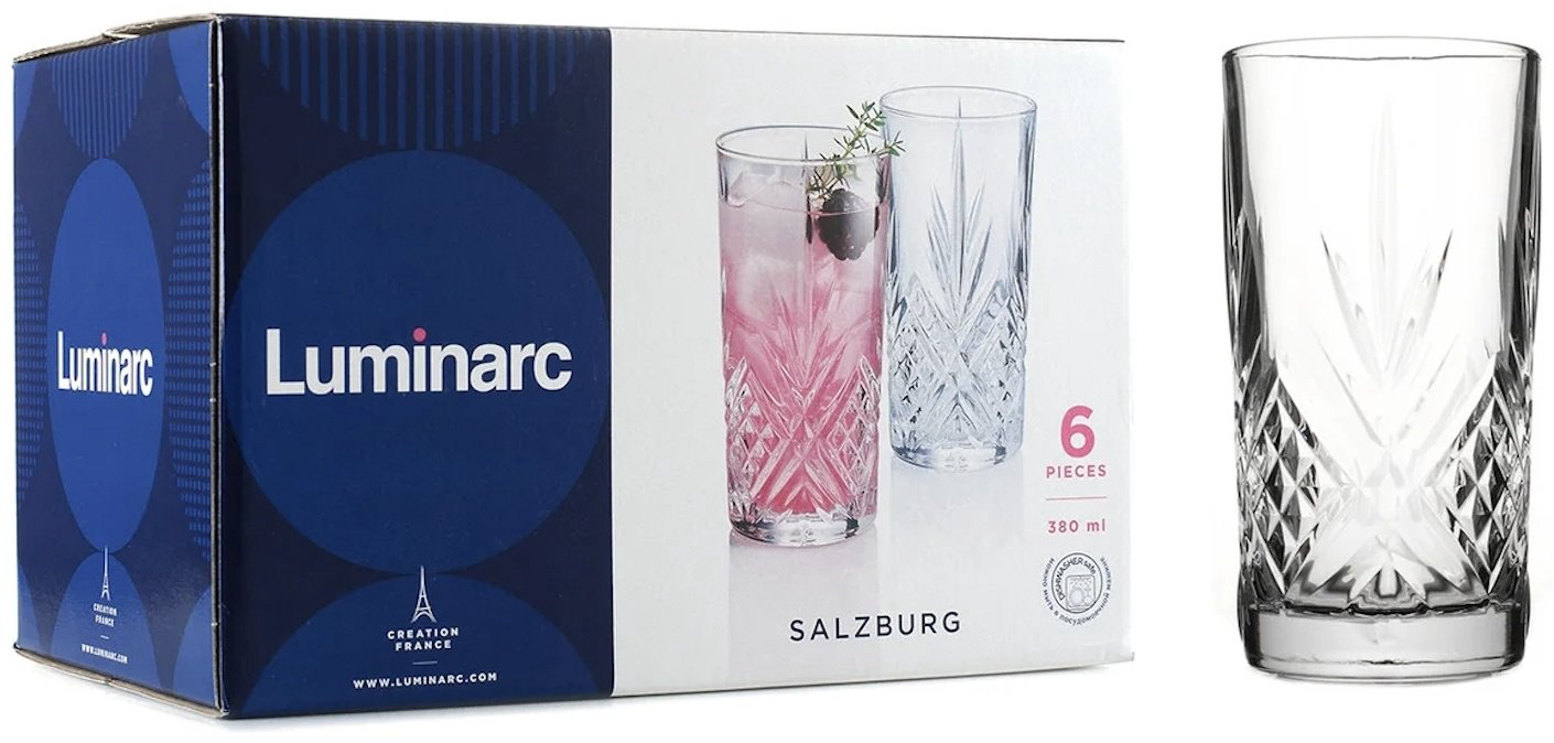Набор стаканов Luminarc 380 мл, стекло, 6 шт купить,NaN