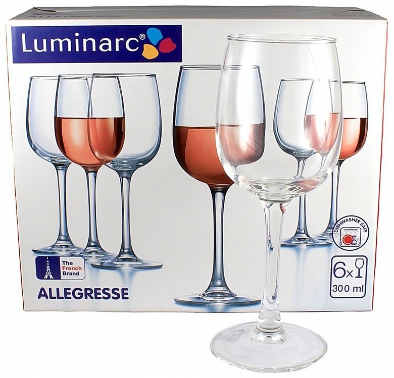 Набор бокалов Luminarc 300 мл, стекло, 6 шт купить,NaN