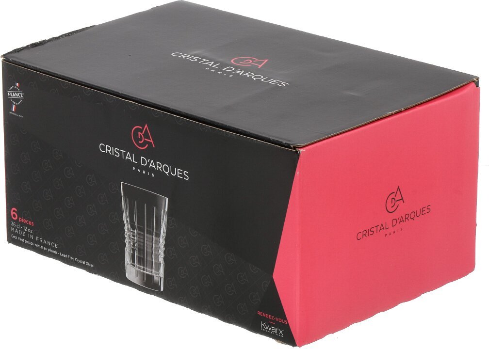 Набор стаканов Cristal d'Arques 360 мл, стекло, хрусталь, 6 шт купить,NaN