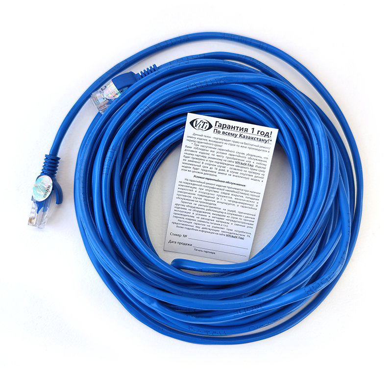 Patch-Cord ViTi UTP6 ViTi 6-10m синий купить,2879