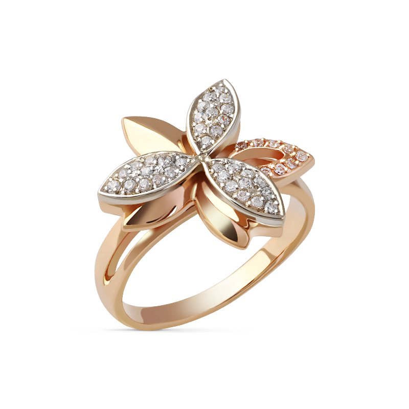 Кольцо Кристалл NB076-1 18р 4,49гр. купить,NaN