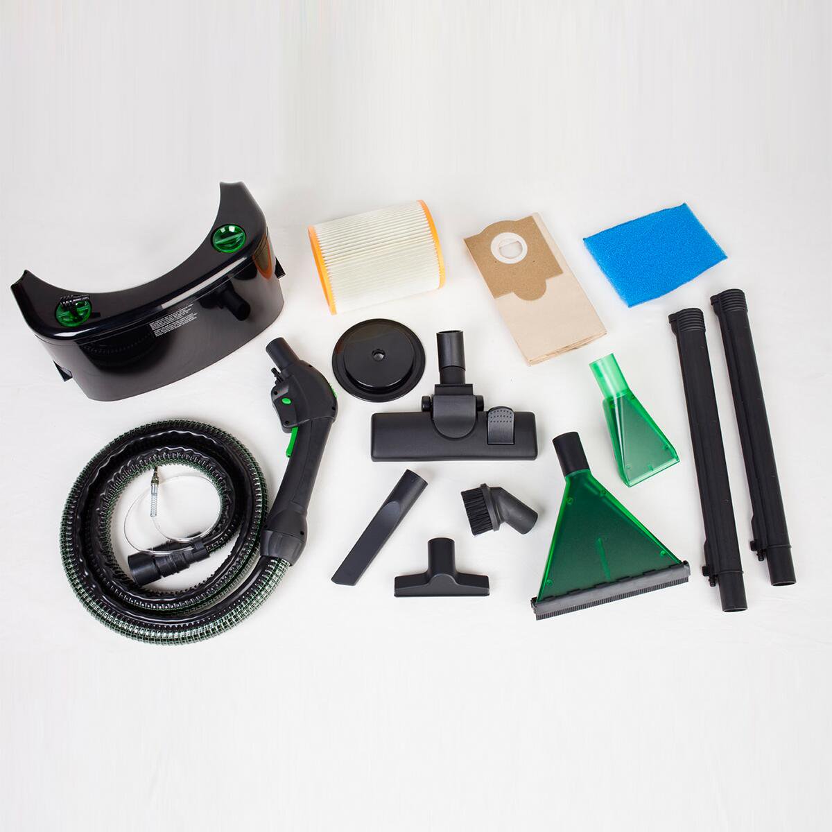 Моющий пылесос Fakir Deluxe 9800 Oko Fakir Hausgeräte черно-зеленый