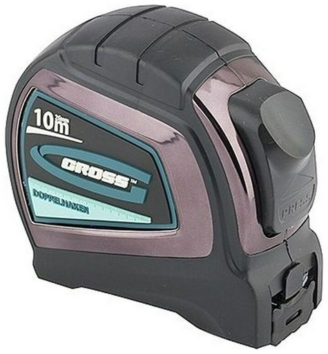 Gross рулетка бытовая 31126, 10 м х 25 мм