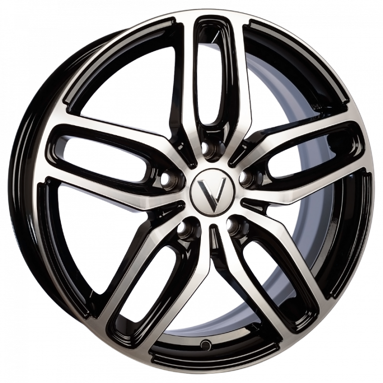 Комплект дисков Вектор B199 5x100 R17x6,5 CB67,1 ET38 алмаз-черный купить,NaN
