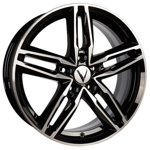 Комплект дисков Вектор B138 13805AB 5x114,3 R17x7 CB67,1 ET40 алмаз-черный купить,NaN