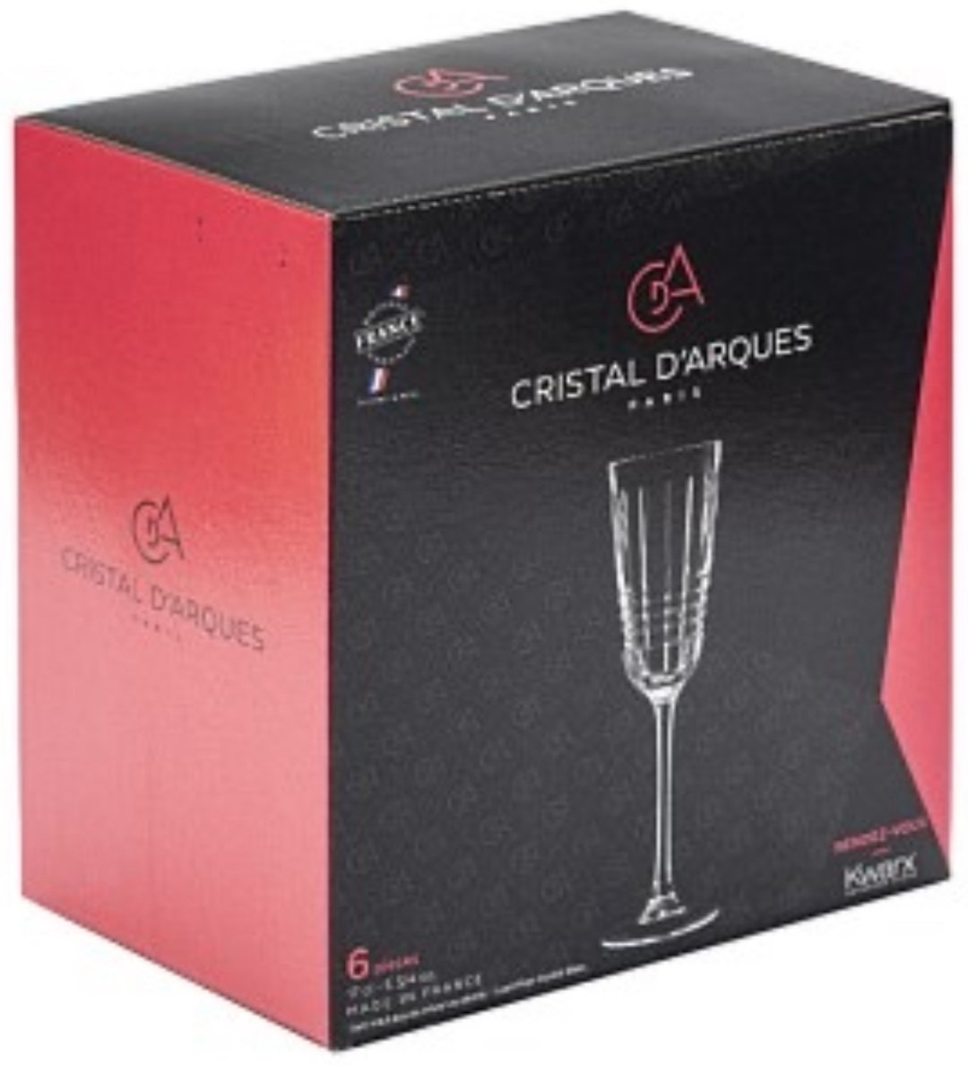 Набор бокалов Cristal d'Arques 170 мл, стекло, хрусталь, 6 шт купить,NaN