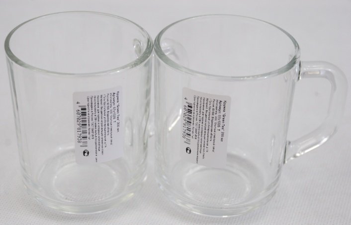 Набор кружек ОСЗ , 200 мл, стекло, 2 шт. купить,NaN