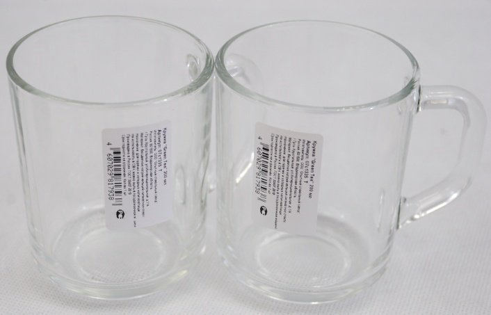 Набор кружек ОСЗ , 200 мл, стекло, 2 шт. купить,NaN