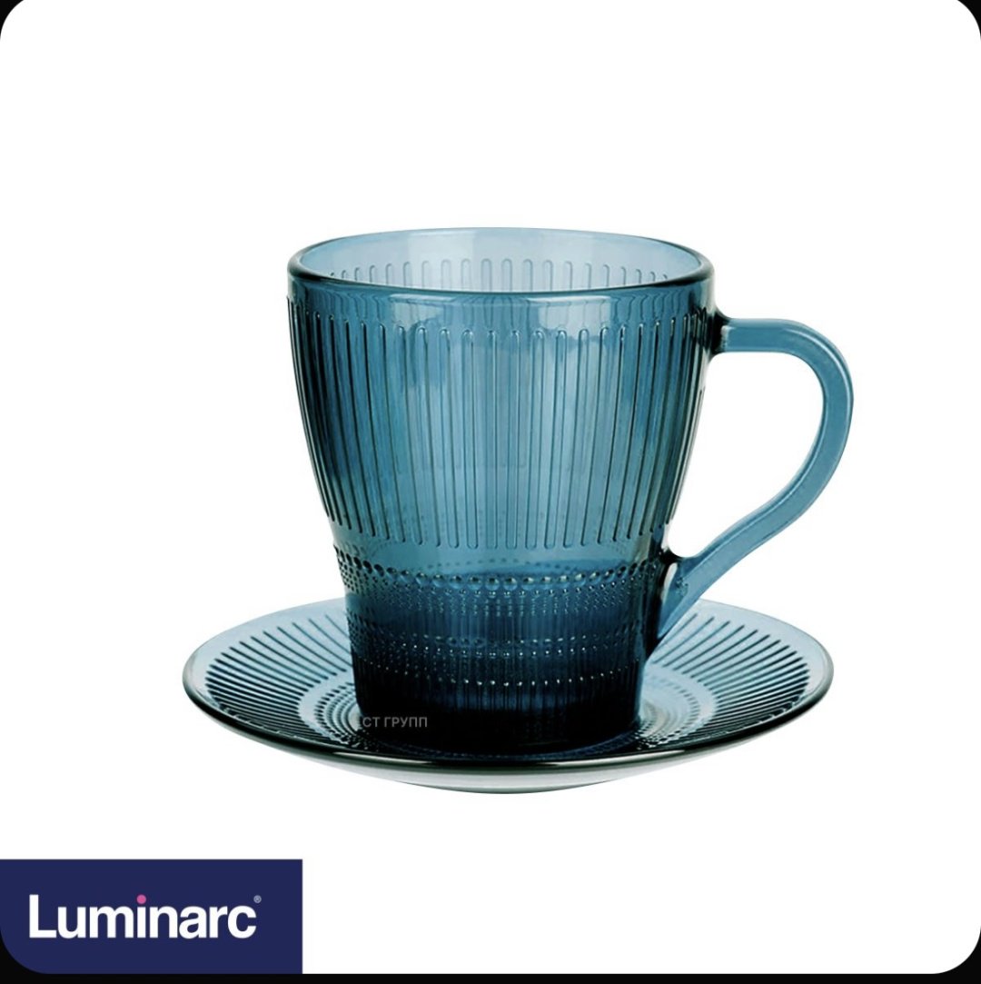 Чайная пара Luminarc , 280 мл, закаленное стекло, 6 шт. купить,NaN