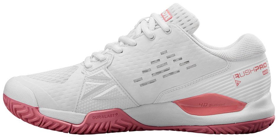 Кроссовки Wilson Rush Pro Ace Jr WRS335320 white 37.5 купить,NaN