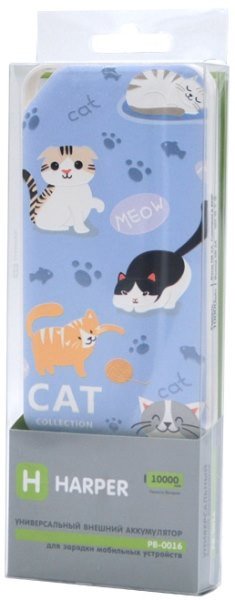 Power Bank Harper PB-0016 Cat 10000mah голубой