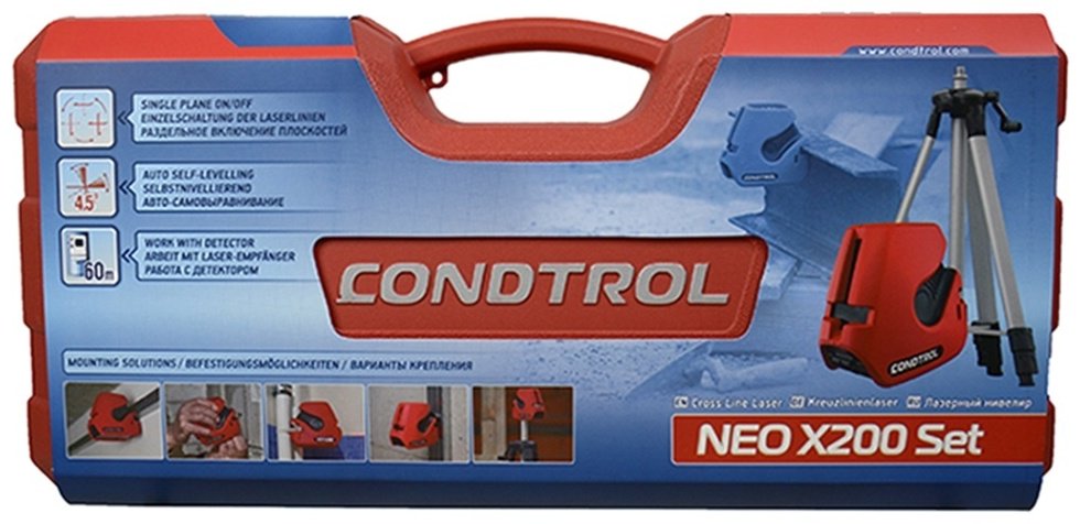 Лазерный уровень Condtrol комбинированный Neo X200 set 1-2-123 купить,38490