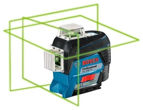 Лазерный уровень Bosch линейный GLL 3-80 CG Professional + L-BOXX 136 + BM 1 0601063T00 купить,NaN