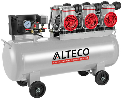 Компрессор безмасляный ALTECO ACO 90L 63426, 8 бар