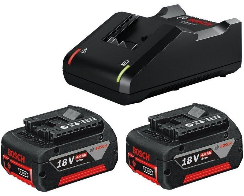 Аккумулятор Bosch GAL 18V-40 + 2 x GBA 4.0Ah 1600A019S0 Li-Ion 18 В 4 Ач 2 шт