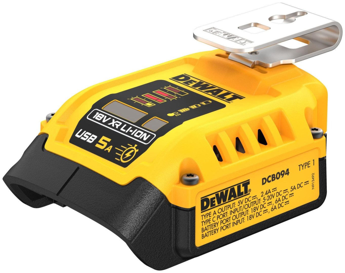 Аккумулятор DeWALT DCB094K Li-Ion 18 В 5 Ач 1 шт купить,91460